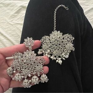 Brand new Earrings and Tikka Set